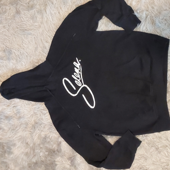 Selena Other - Selena Black Silver Photograph Hoodie